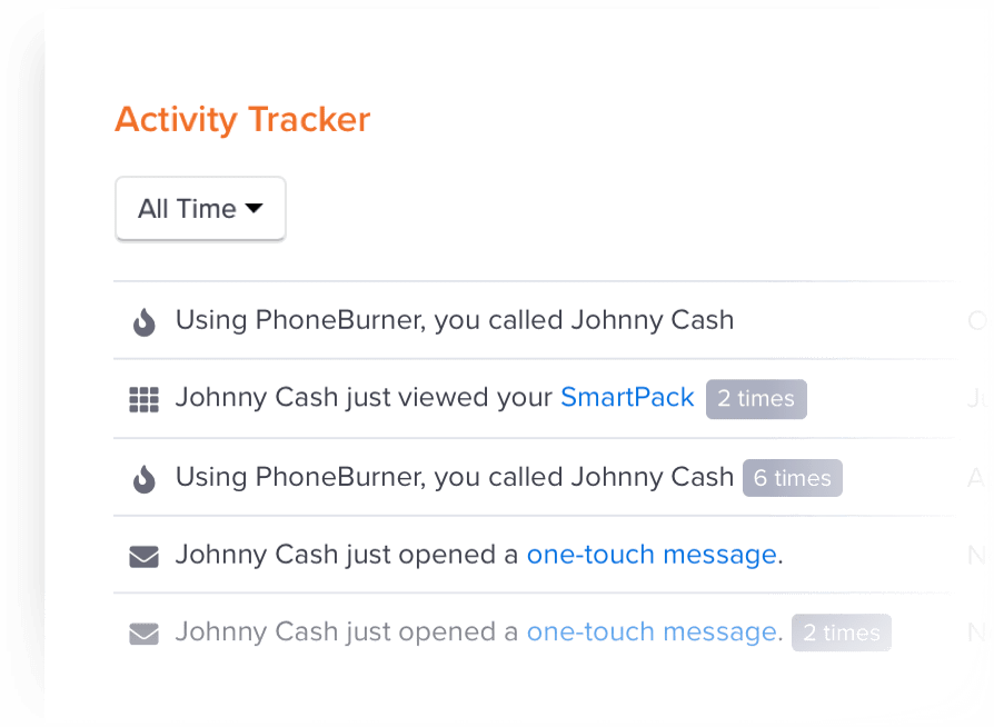 call follow up email tracking