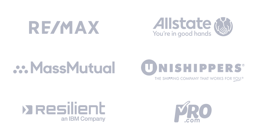 Remax allstate MassMutual Unishippers Resilient Pro logos